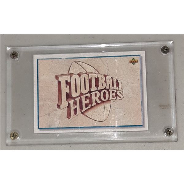 Dan Marino Upper Deck Football Heroes Header card