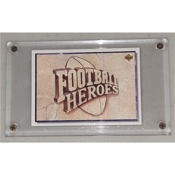 Walter Payton Upper Deck Football Heroes Header card