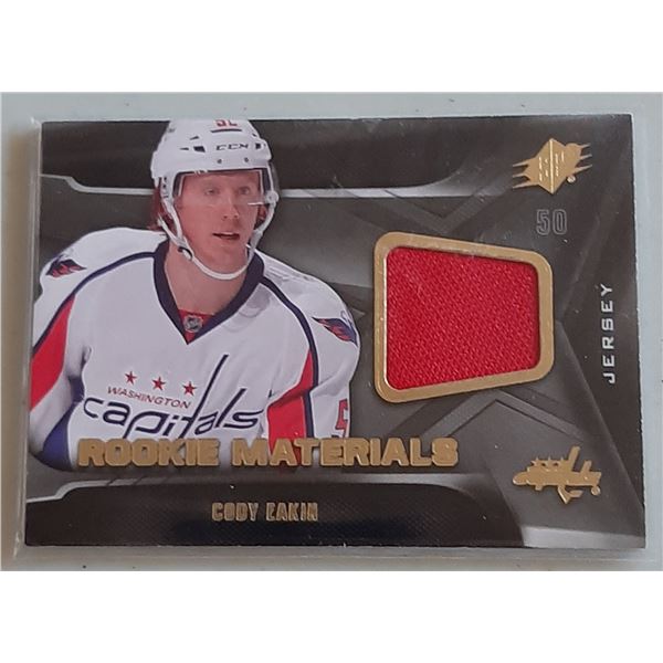 Cody Eakin 2011-12 UD Spx Rookie Materials Jersey card RM-CE