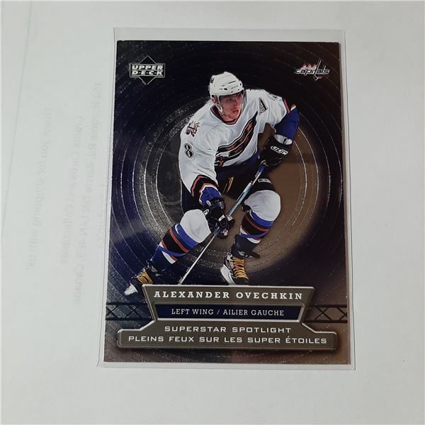 Alexander Ovechkin 2007-08 UD Mcdonalds Superstar Spotlight card SS3