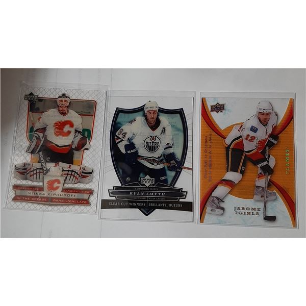 Lot of 3 Upper Deck Mcdonalds Acetate cards