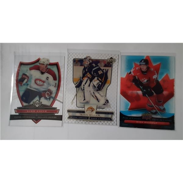 Lot of 3 Upper Deck Mcdonalds Acetate cards