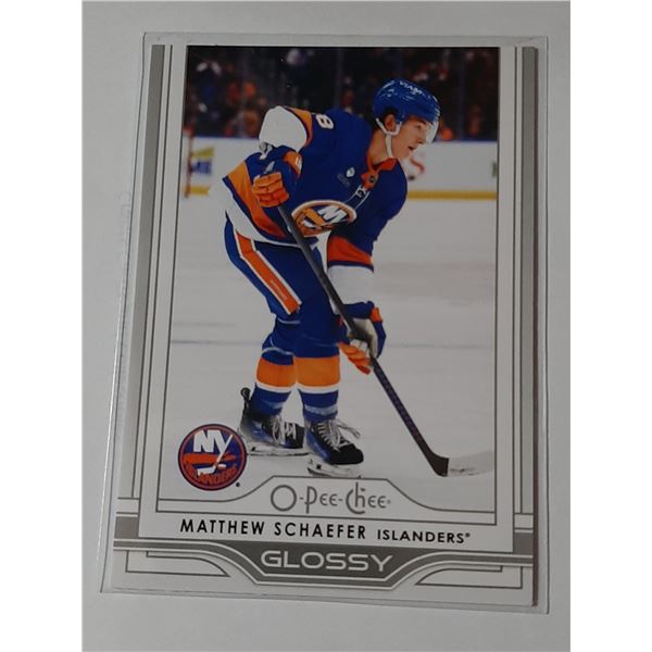 Matthew Schaefer 2025-26 OPC Glossy Rookie card OG-28