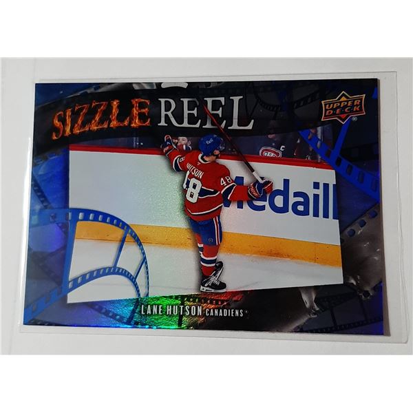 Lane Hutson 2025-26 Upper Deck Sizzle Reel card SR-79