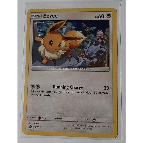 Pokemon Eevee Black Star Promo SM235