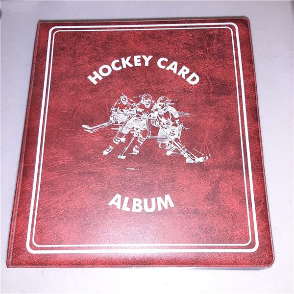 Binder of Assorted Pro Set NHL Hockey cards - Various Years