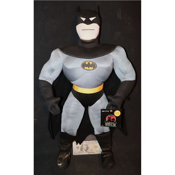 BATMAN & ROBIN THE ADVENTURES OF 1995 KENNER 30" POSE-ABLE PLUSH TOY WITH TAG