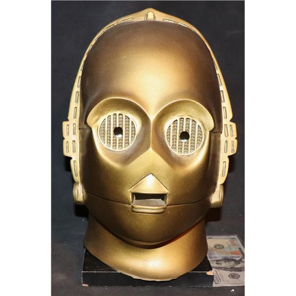 DON POST STAR WARS 1977 C3PO ORIGINAL MASK
