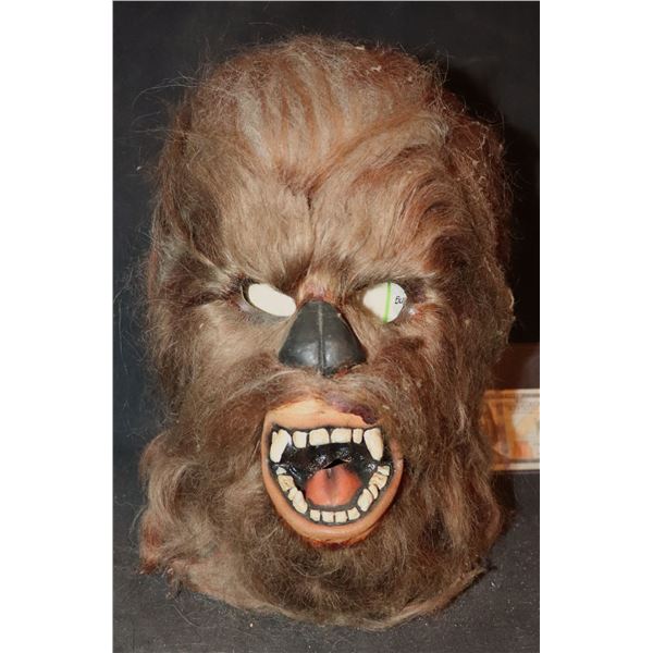 DON POST STAR WARS 1977 CHEWBACCA OPEN MOUTH SCARCE PROTOTYPE MASK