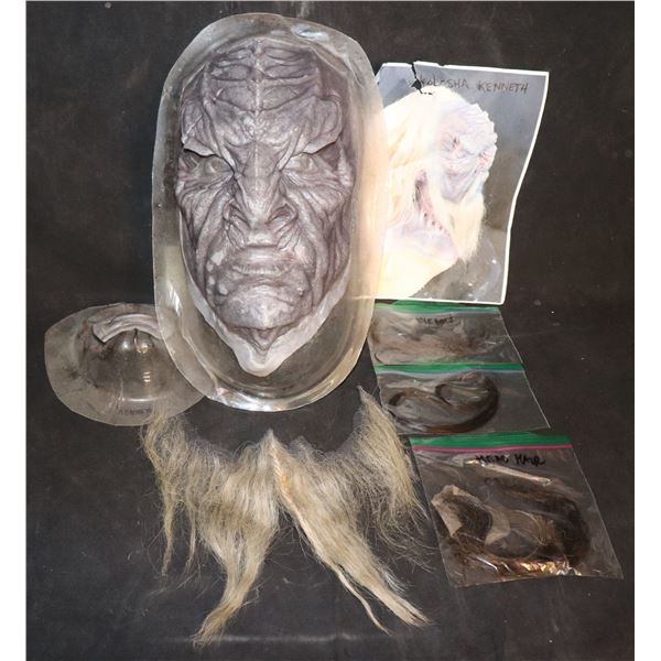 STAR TREK DISCOVERY KOL' SHA KLINGON SILICONE FACE TEETH AND FACIAL HAIR