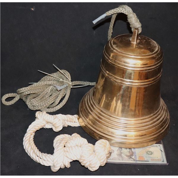 ZZ BIG BROTHER SCREEN USED BRASS BELL USED TO GATHER CONTESTANTS