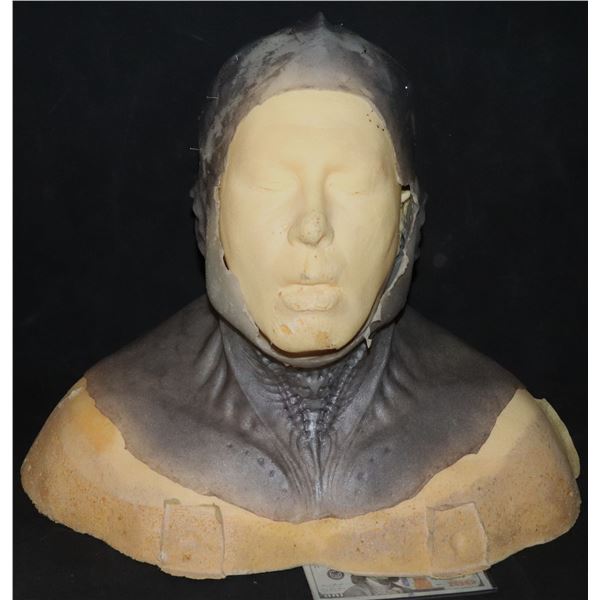 STAR TREK DISCOVERY KLINGON COWL UNSPLIT ON LIFECAST BUST