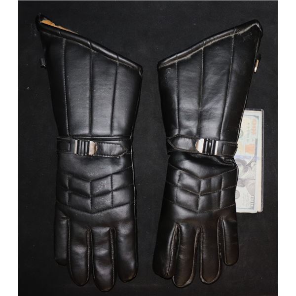 STAR WARS DARTH VADER VINTAGE LEATHER COSTUME GLOVES