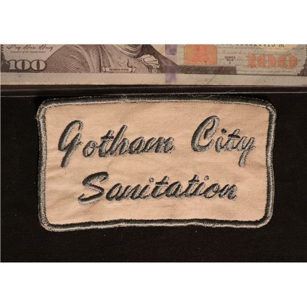 BATMAN & ROBIN FOREVER GOTHAM CITY SANITATION PATCH SUPER HERO