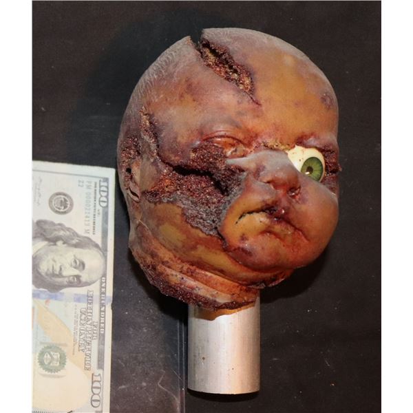 DEMONIC TOYS BABY OOPSIE HEAD WITH BRAINS BLOWN OUT MORTAR RIG?