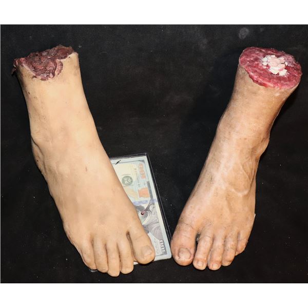SEVERED SILICONE LEGS FEET PAIR WITH GORE C