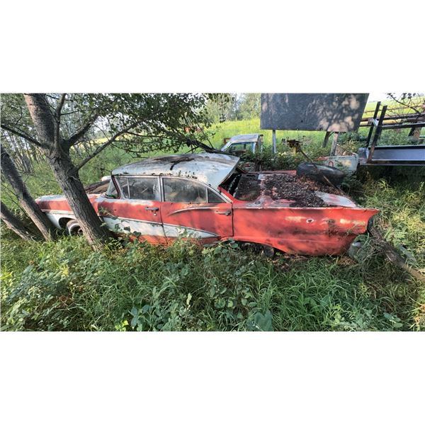 1958 Chevrolet Bel Air Four Door Sedan Project Car