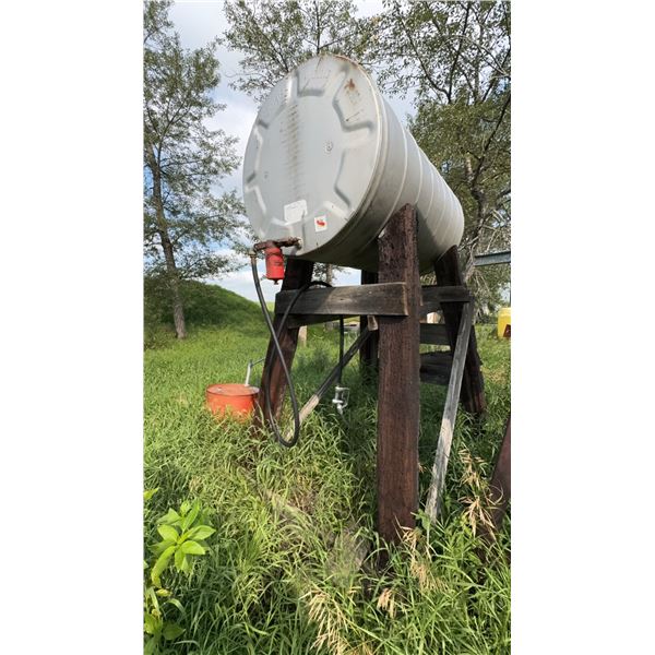 Horizontal Steel Fuel Storage Tank With Stand