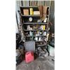 Image 1 : Shop Shelf Lot With Tools, Parts, and Fluids