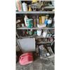 Image 6 : Shop Shelf Lot With Tools, Parts, and Fluids