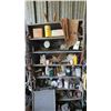 Image 8 : Shop Shelf Lot With Tools, Parts, and Fluids