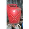 Image 1 : Red USA Metal Jerry Can Gasoline Container
