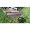Image 1 : Corrugated Metal Roofing, Beams and Steel Loader Bucket