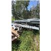 Image 3 : Corrugated Metal Roofing, Beams and Steel Loader Bucket