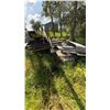Image 6 : Corrugated Metal Roofing, Beams and Steel Loader Bucket