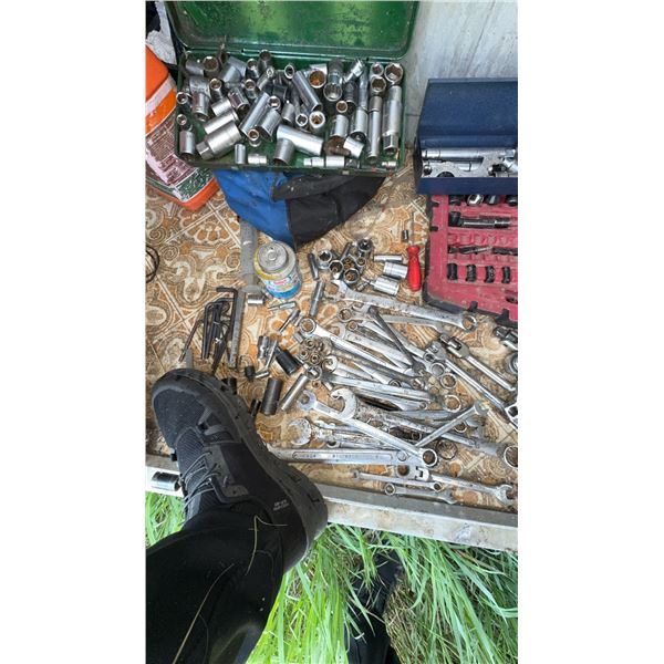 Hand Tools Including Wrenches, Sockets, and Ratchets