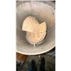 Image 2 : Antique Manual Metal Butter Churn with Wooden Paddle
