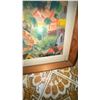Image 3 : Framed Wall Mirror With Countryside Print & Framed Pastel Village Artwork