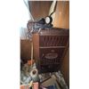 Image 2 : Brown Metal Wood or Coal Burning Heater Stove