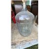 Image 1 : Large Clear Glass Carboy Jug 21 Inches Tall