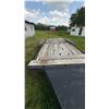 Image 5 : Tandem Axle Flatbed Utility Trailer, Steel Frame, Wood Deck