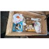 Image 14 : Large Wood and Metal Steamer Trunk with Contents