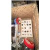 Image 5 : Large Wood and Metal Steamer Trunk with Contents