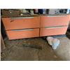 Image 5 : Orange Metal Tool Cabinet with Assorted Tools