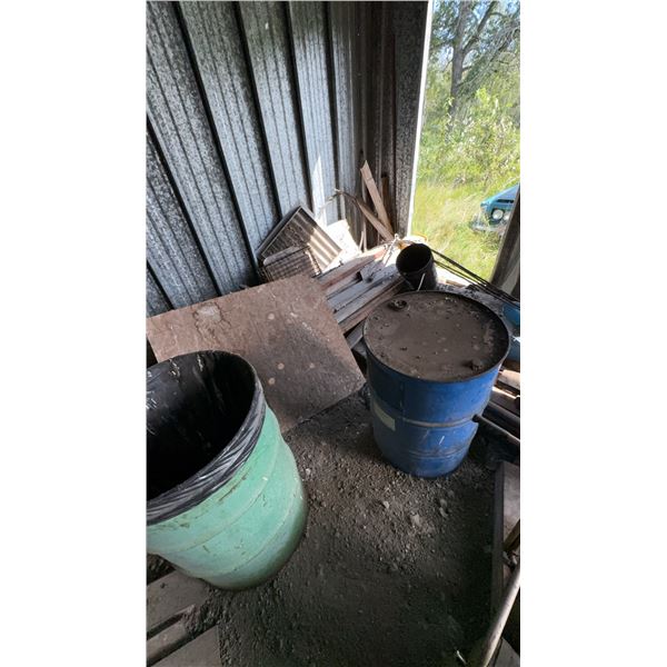 Metal Drums, Scrap Metal, and Miscellaneous Materials