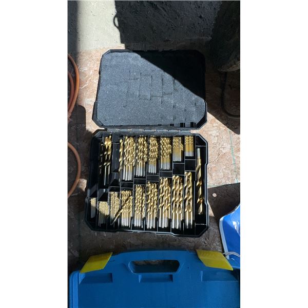 Mastercraft Titanium-Coated Drill Bit Set in Case