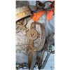 Image 3 : Three Vintage Animal Traps with Chains