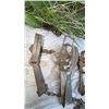 Image 3 : Four Vintage Metal Animal Traps with Chains