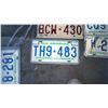 Image 2 : Five Vintage New Brunswick License Plates Assorted Years