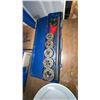 Image 1 : Snowden Brand Enclosed Ratchet Drop Head Pipe Threader Set