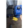 Image 1 : Gasoline Engine with Blue Fuel Tank and Black Housing