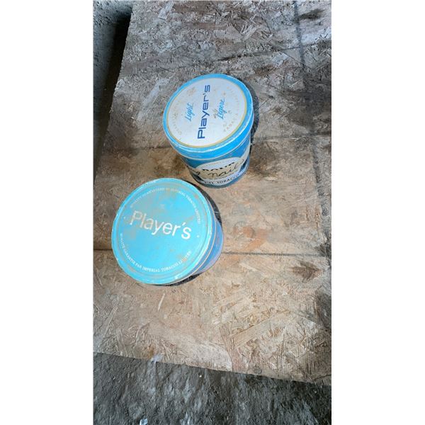 Player's Navy Cut Tobacco Tins, Set of 2