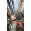 Image 4 : Garage Lot with Tires, Wire, and Metal Items