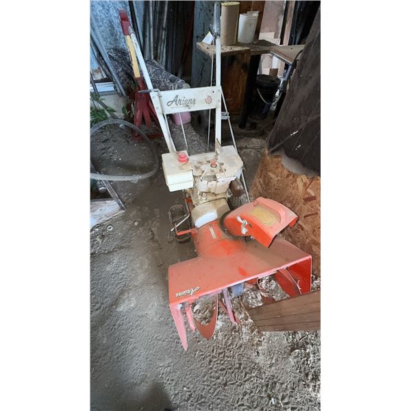 Ariens Snow Blower with Red Auger Housing