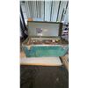 Image 2 : Green Metal Toolbox With Assorted Hand Tools