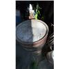 Image 2 : Wooden Barrel with Metal Hoops, 36" x 24"
